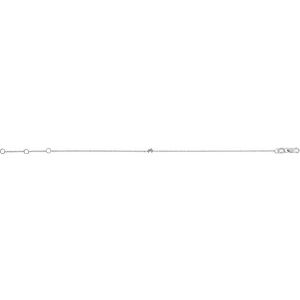 Sterling Silver Accented Link 6 1/2-7 1/2" Bracelet Mounting – image 2