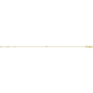14K Yellow Gold .04 CTW Natural Diamond Link 6 1/2-7 1/2" Bracelet – image 2