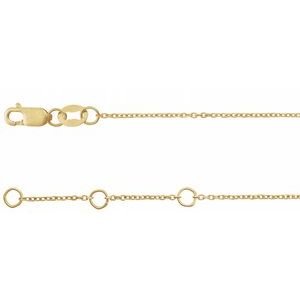 14K Yellow Gold .04 CTW Natural Diamond Link 6 1/2-7 1/2" Bracelet – image 3