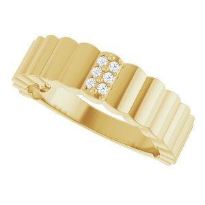 Accented Cigar Ring