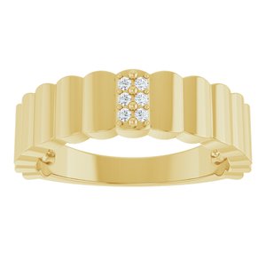 Accented Cigar Ring
