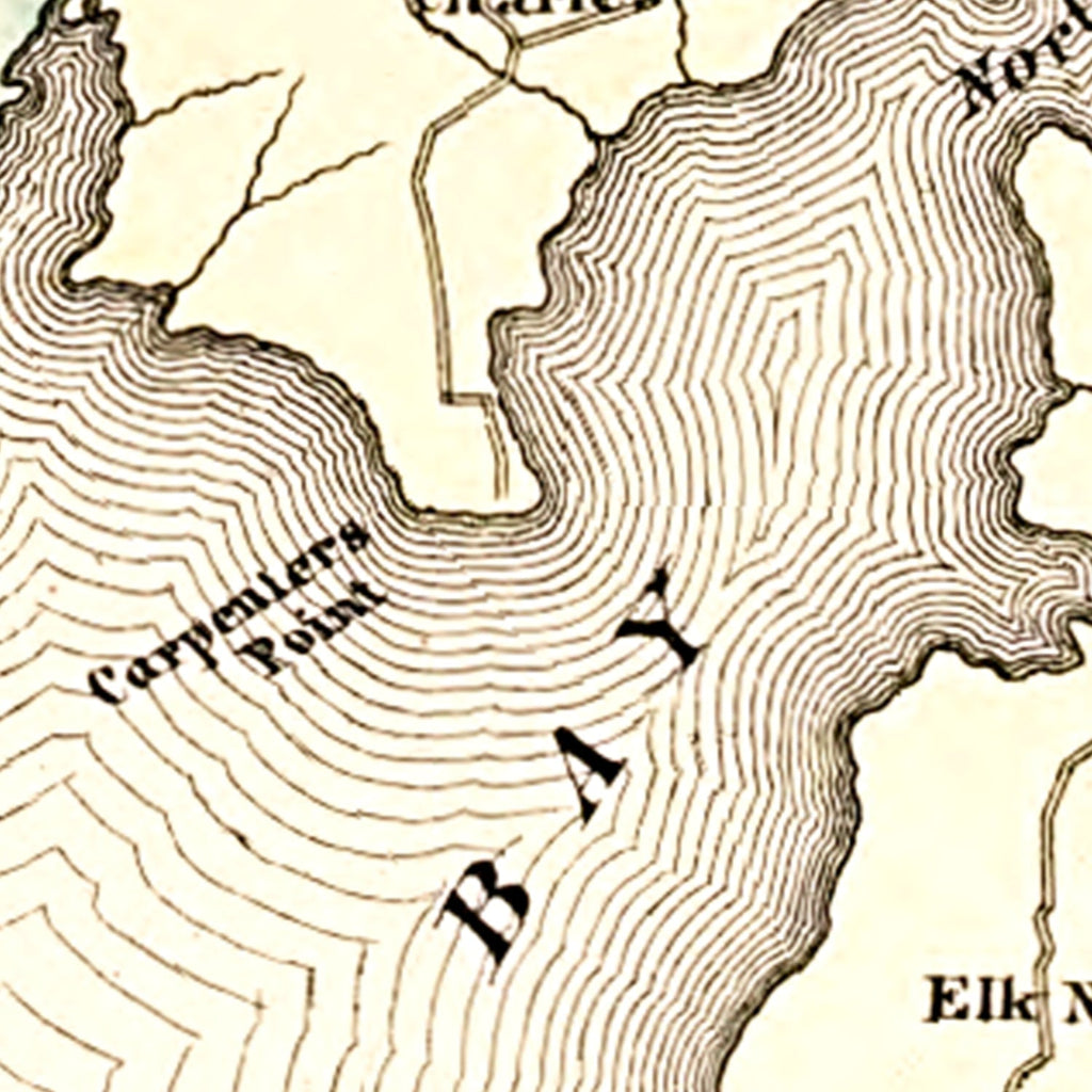 Vintage Map of Cecil County, Maryland 1877