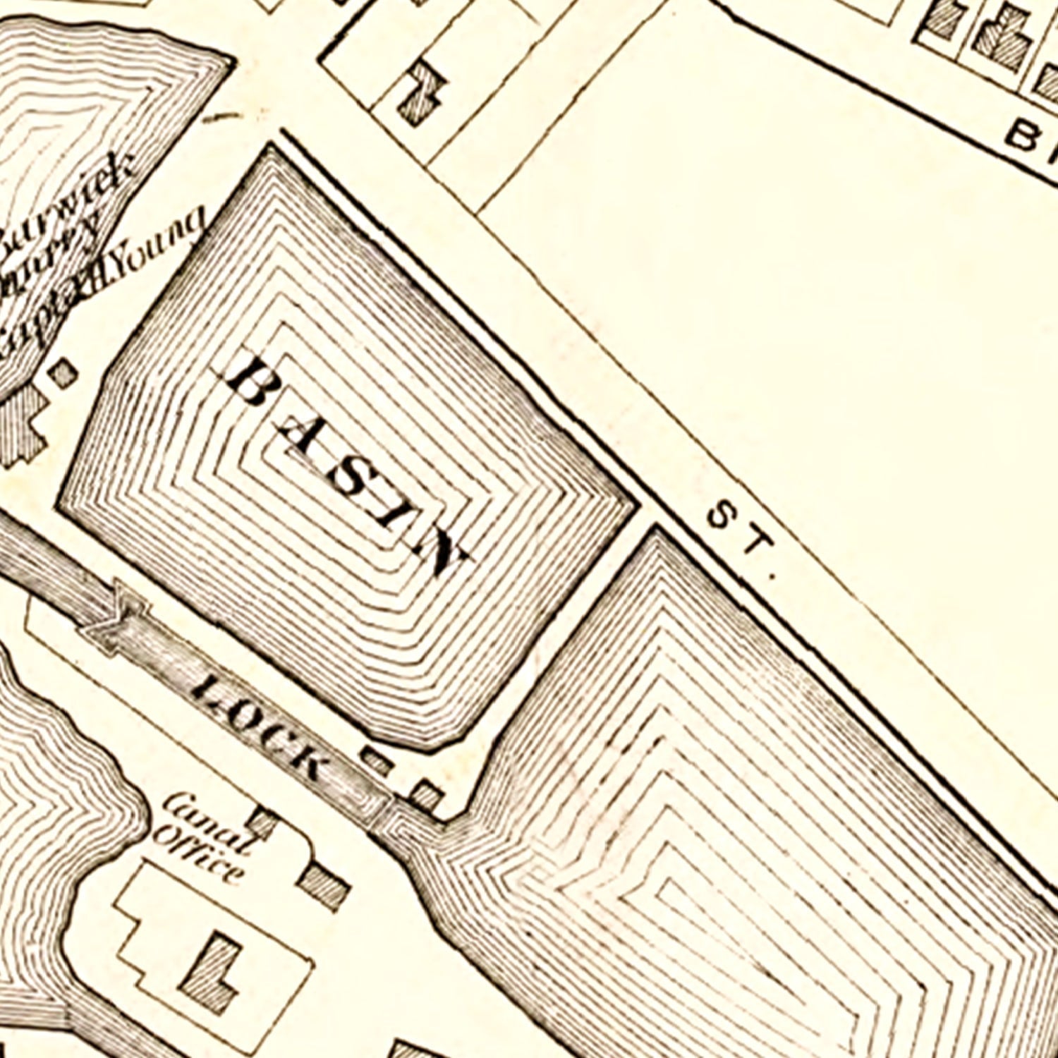Vintage Map of Chesapeake, Maryland 1877