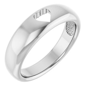 Pierced Heart Ring