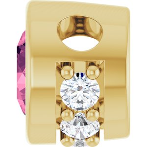Accented Bezel-Set Necklace or Pendant