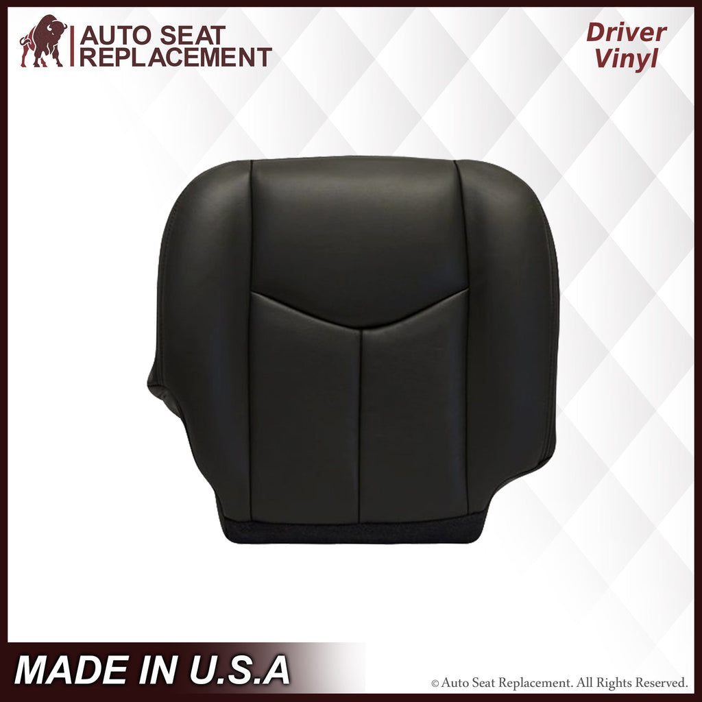 2003-2007 Chevy Silverado/Avalanche Seat Cover in Dark Gray: Choose Leather or Vinyl