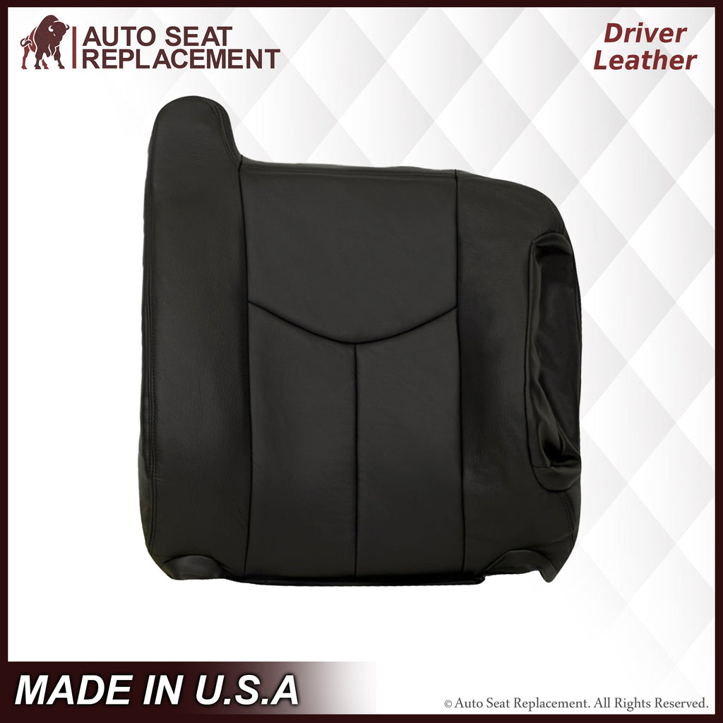 2003-2007 Chevy Silverado/Avalanche Seat Cover in Dark Gray: Choose Leather or Vinyl