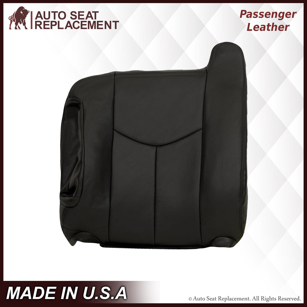 2003-2007 Chevy Silverado/Avalanche Seat Cover in Dark Gray: Choose Leather or Vinyl
