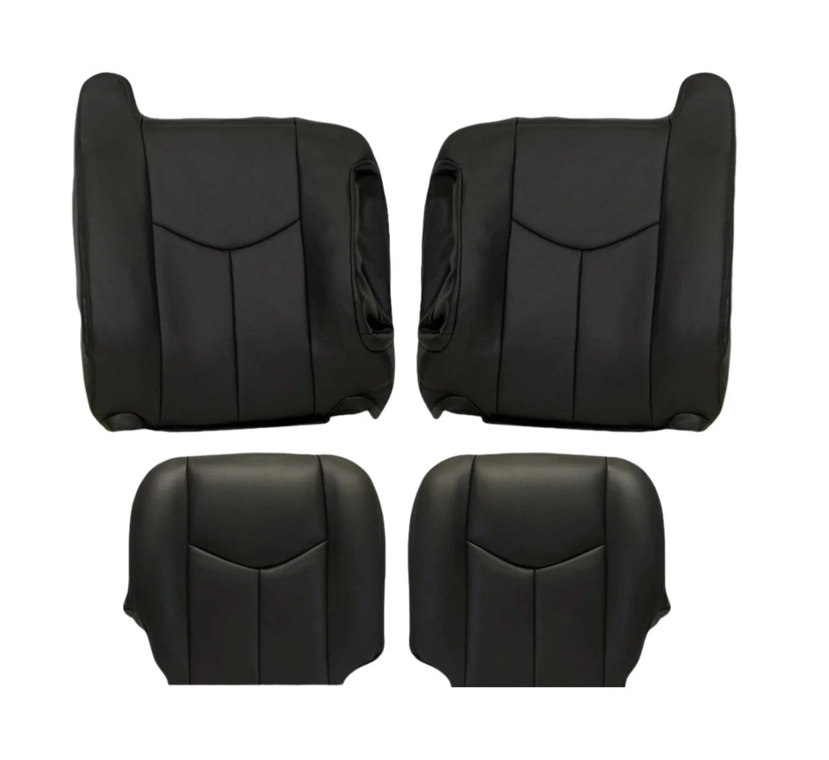 2003-2007 Chevy Silverado/Avalanche Seat Cover in Dark Gray: Choose Leather or Vinyl