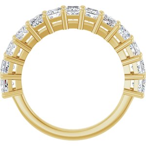14K Yellow 2 CTW Lab-Grown Diamond Anniversary Band