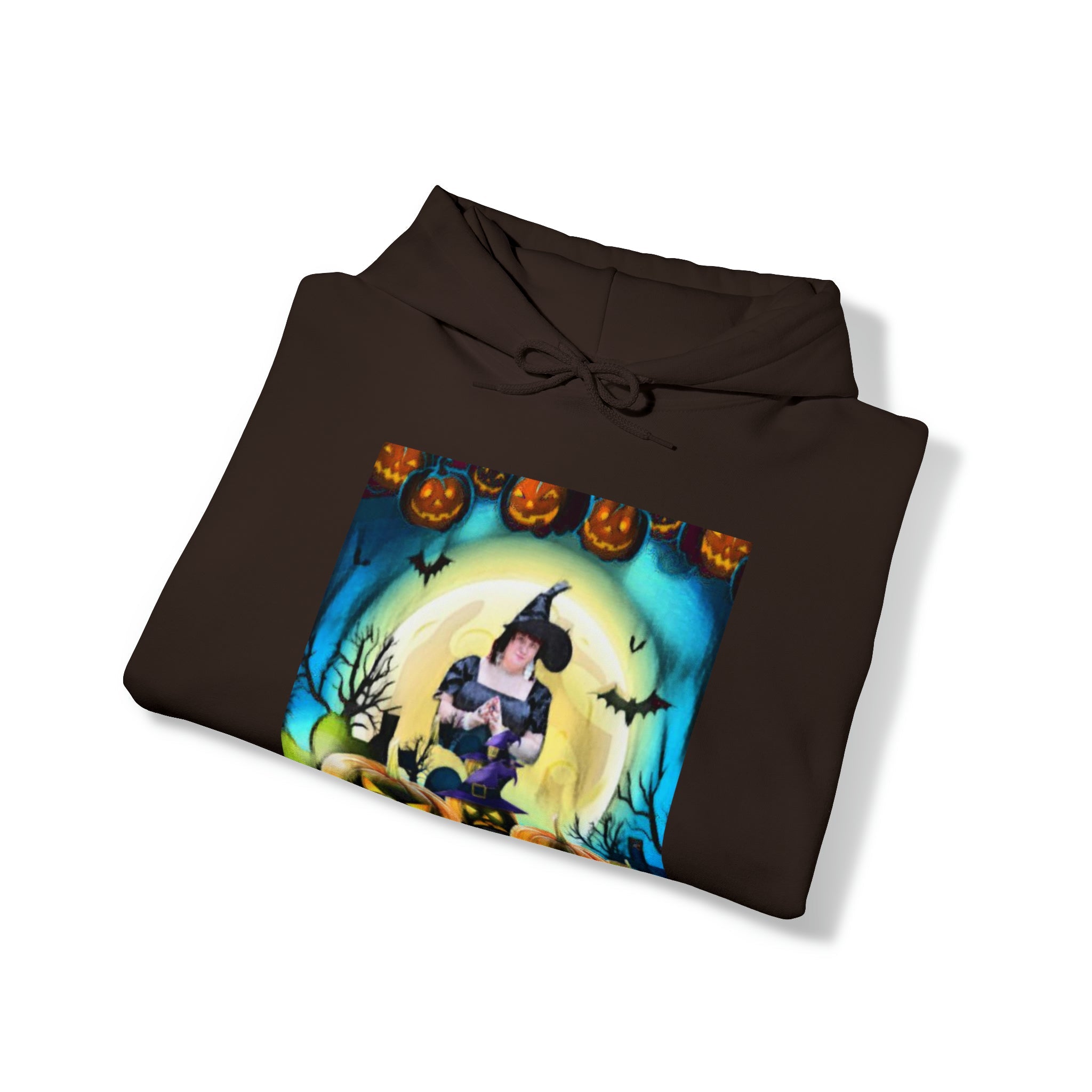Scary Witch Unisex Heavy Blend™ Hooded Sweatshirt up to 5XL