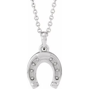 Horseshoe Necklace or Pendant