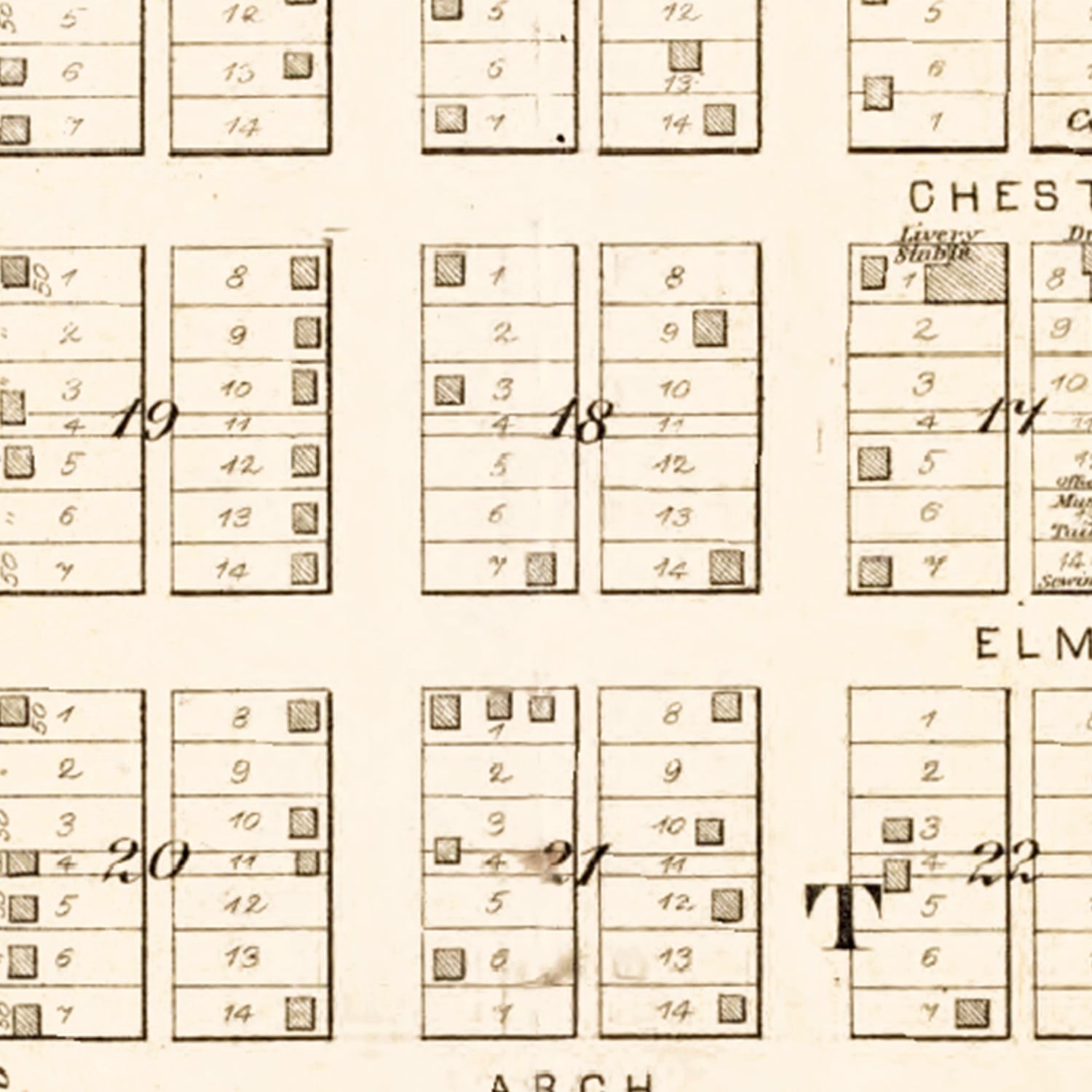 Vintage Map of Mason, Illinois 1891