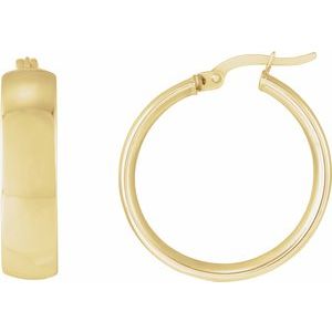 Tube Hoop Earrings