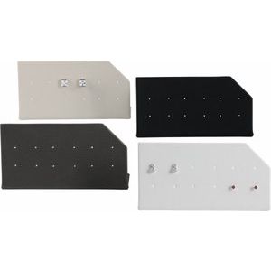 Sterling Silver 5x5 mm Square Imitation White Cubic Zirconia Earrings – image 5