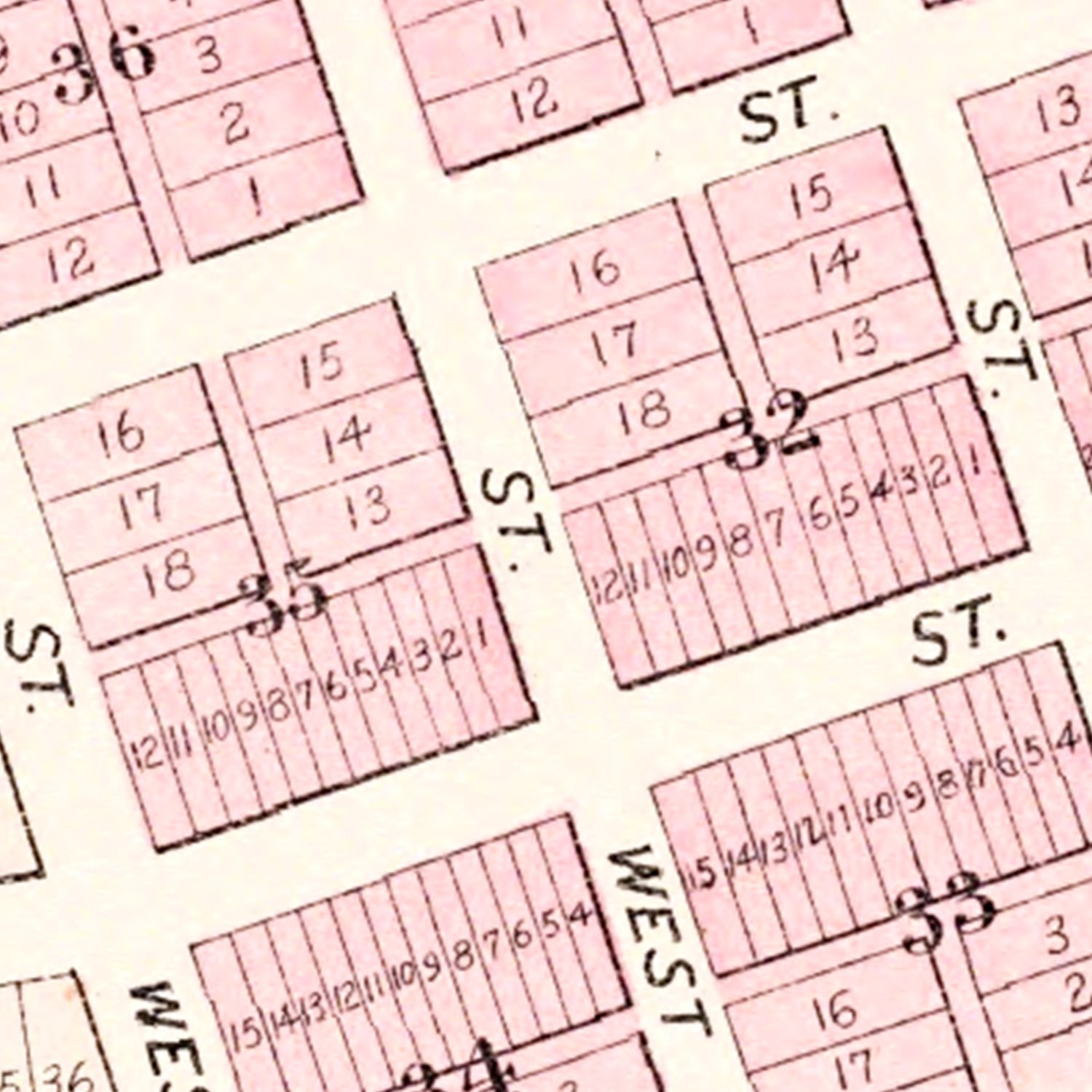 Vintage Map of Mayville, North Dakota 1892