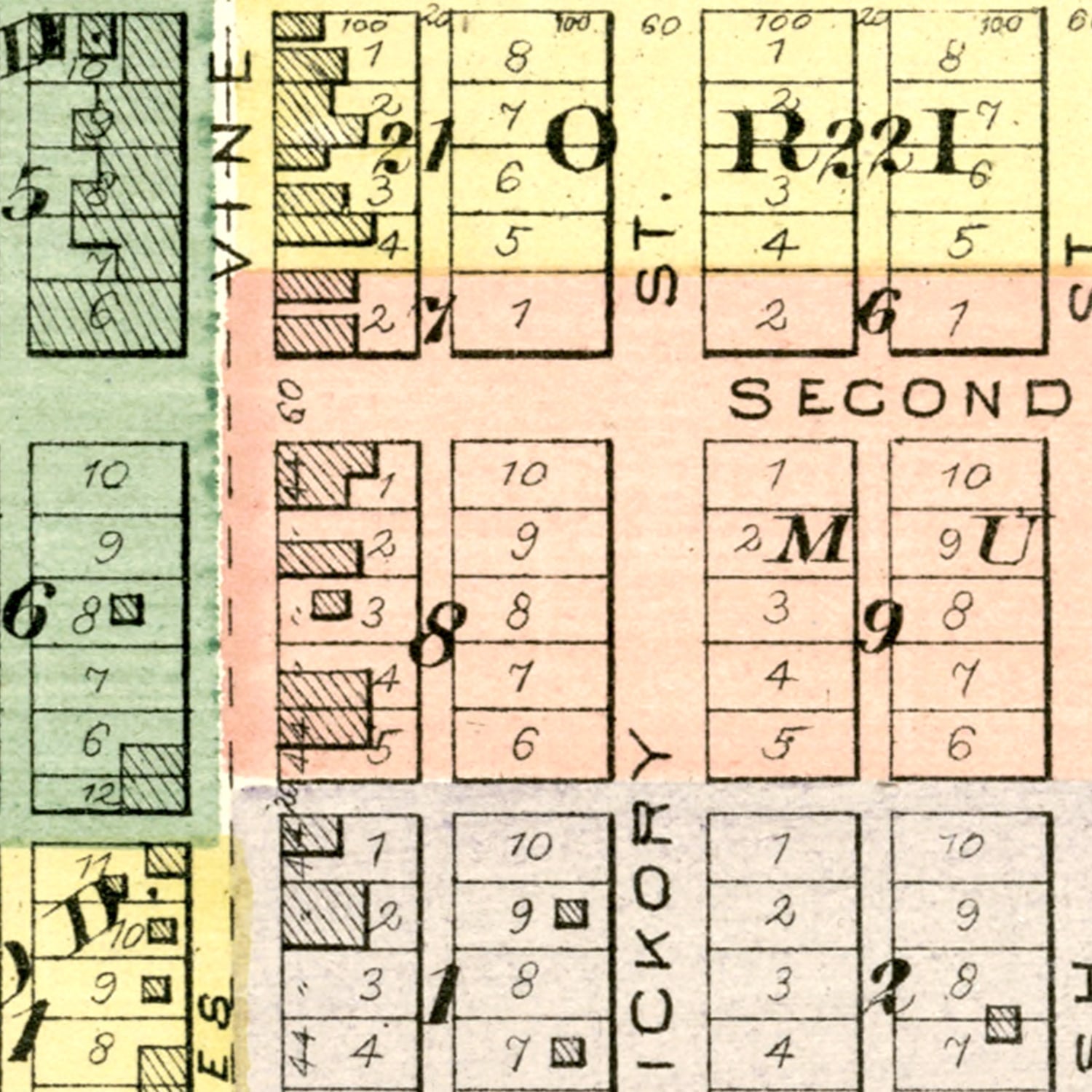 Vintage Map of Arthur, Illinois 1893