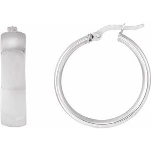 Tube Hoop Earrings