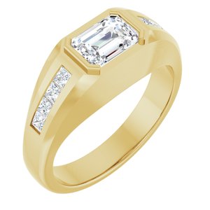 14K Yellow Gold 1 5/8 CTW Lab-Grown Diamond Band