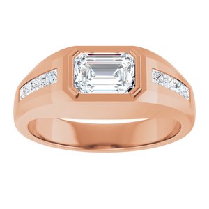 14K Rose 1 5/8 CTW Lab-Grown Diamond Band