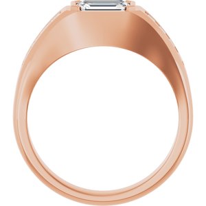 14K Rose 1 5/8 CTW Lab-Grown Diamond Band