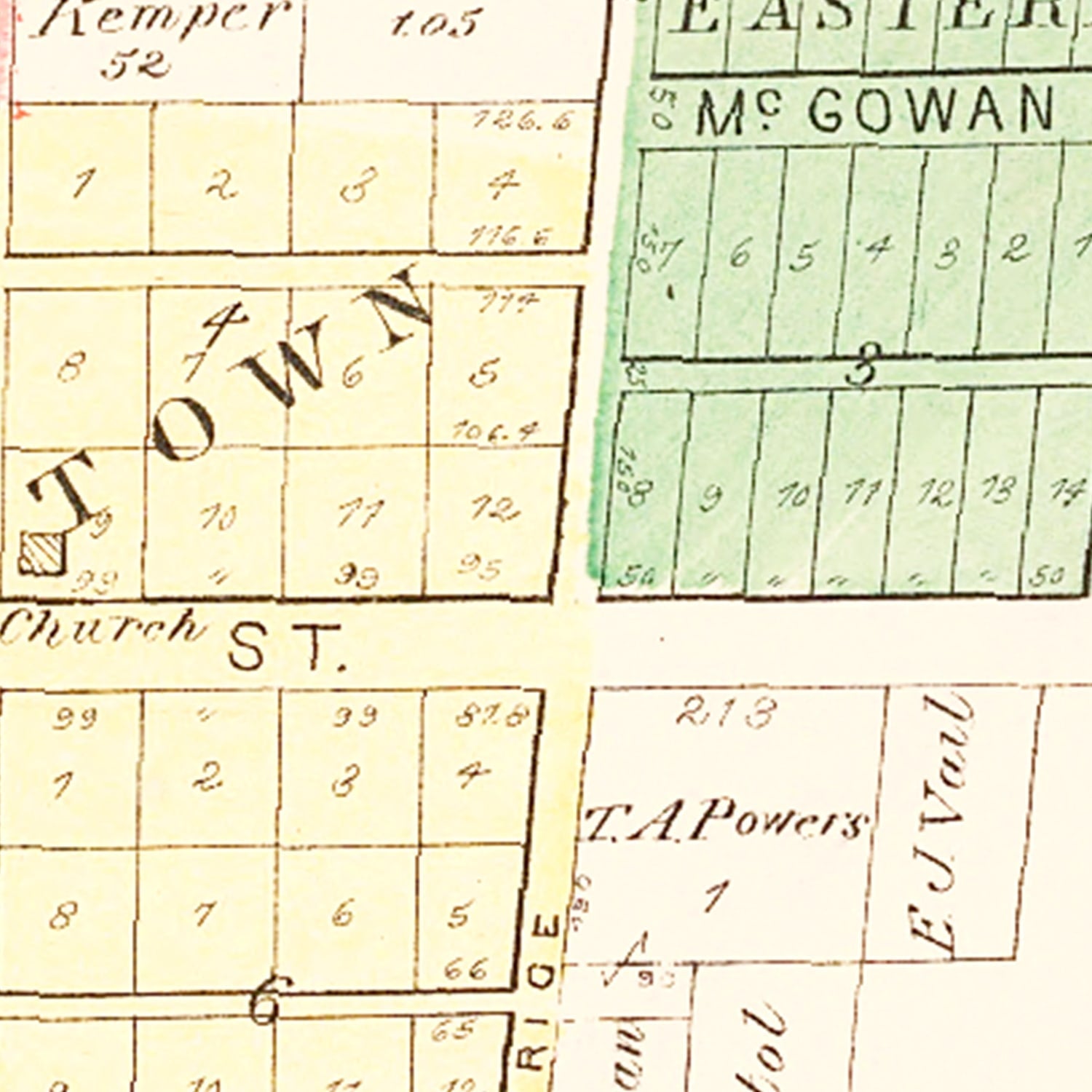 Vintage Map of Industry, Illinois 1893