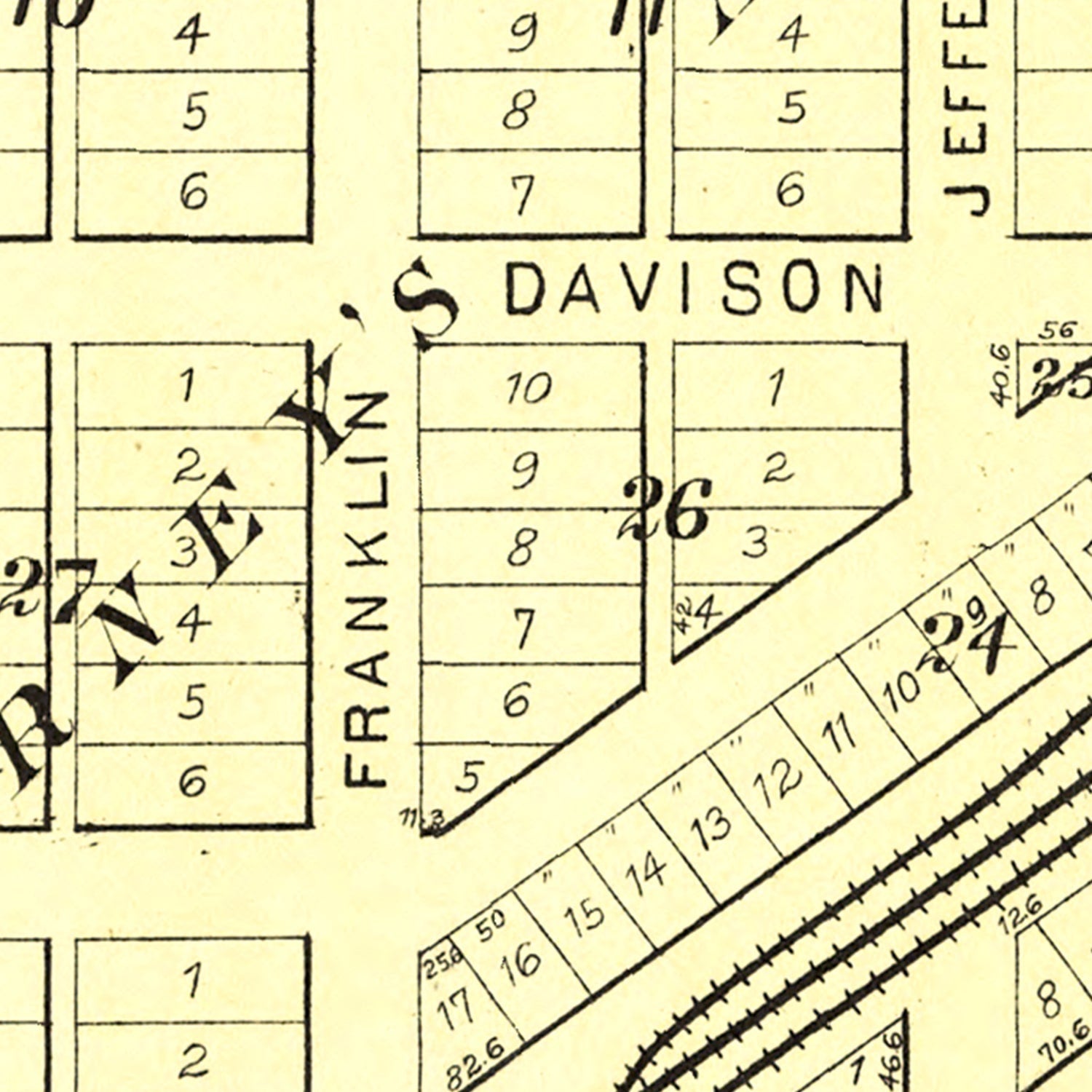 Vintage Map of Roanoke, Illinois 1893