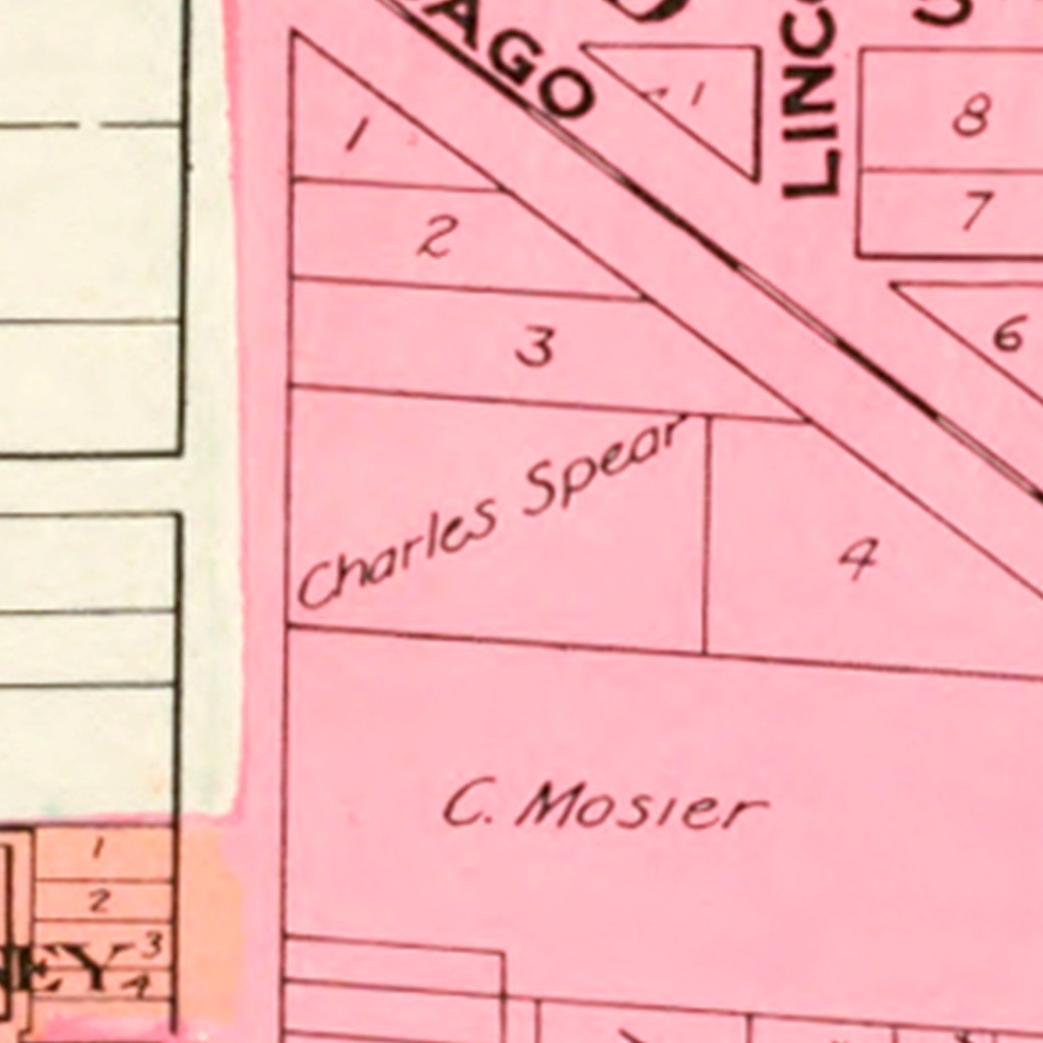 Vintage Map of Hebron, Indiana 1895