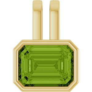 Bezel-Set Solitaire Pendant