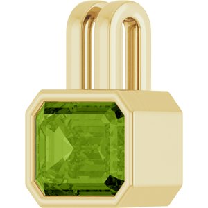 Bezel-Set Solitaire Pendant