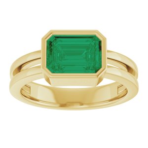 Bezel-Set Solitaire Ring