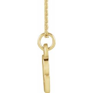 Petite Initial Necklace or Pendant