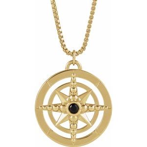Compass Necklace or Pendant
