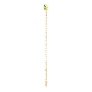 14K Yellow Gold 4 mm Natural Peridot 6 1/2-7 1/2" Bracelet