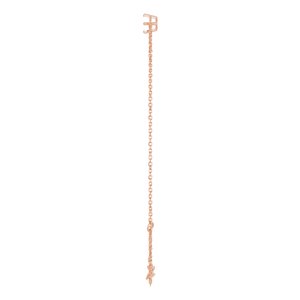 14K Rose Gold 4 mm Round Solitaire 6 1/2-7 1/2" Bracelet Mounting – image 6