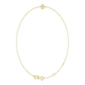 14K Yellow Gold 4 mm Round Solitaire 6 1/2-7 1/2" Bracelet Mounting – image 4