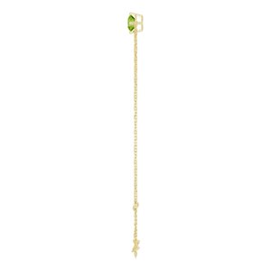 14K Yellow Gold 5 mm Natural Peridot 6 1/2-7 1/2" Bracelet