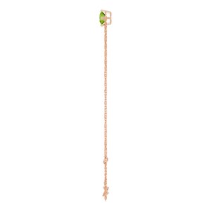 14K Rose Gold 5 mm Natural Peridot 6 1/2-7 1/2" Bracelet