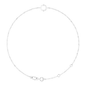 Platinum 6 mm Round Solitaire 6 1/2-7 1/2" Bracelet Mounting – image 2