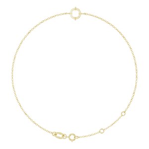 14K Yellow Gold 6 mm Round Solitaire 6 1/2-7 1/2" Bracelet Mounting – image 2