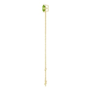 14K Yellow Gold 6 mm Natural Peridot 6 1/2-7 1/2" Bracelet – image 3