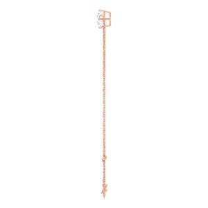 14K Rose Gold 6 mm Round Solitaire 6 1/2-7 1/2" Bracelet Mounting – image 5