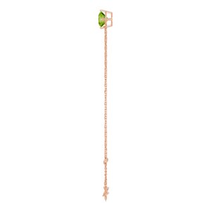 14K Rose Gold 6 mm Natural Peridot 6 1/2-7 1/2" Bracelet – image 3