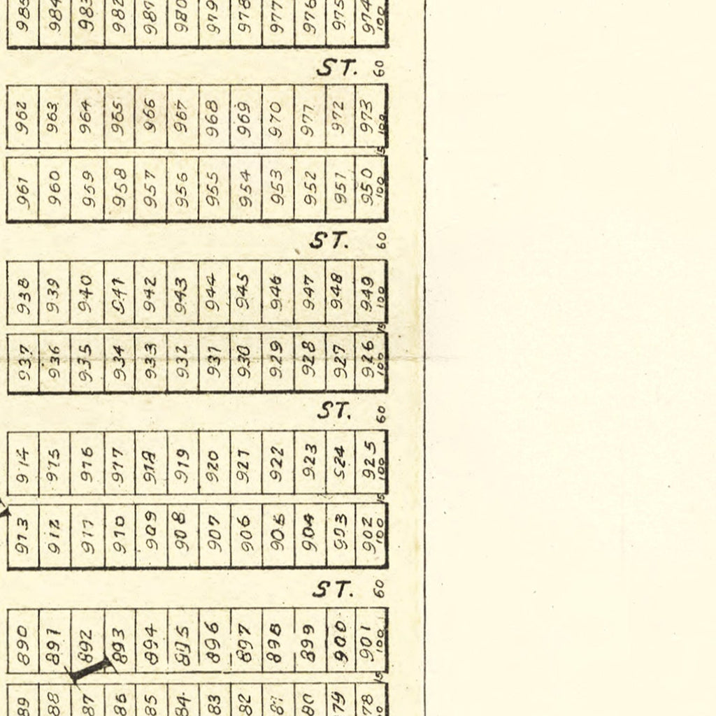 Vintage Map of Buffalo, Wisconsin 1896
