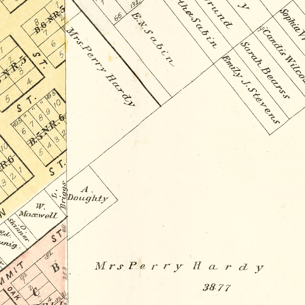 Vintage Map of Durand, Wisconsin 1896