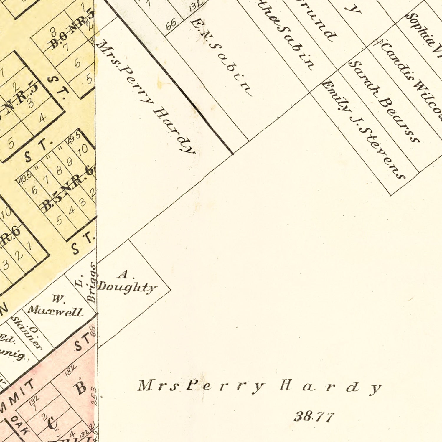 Vintage Map of Durand, Wisconsin 1896
