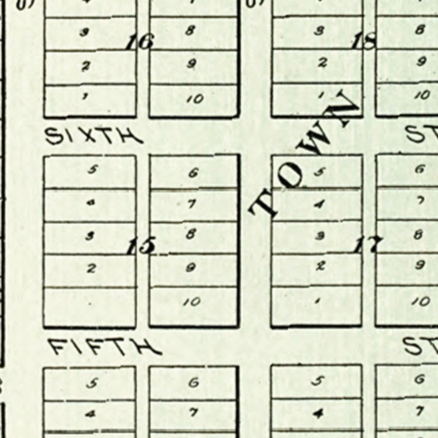 Vintage Map of Bolckow, Missouri 1898