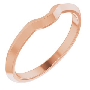 14K Rose Matching Band