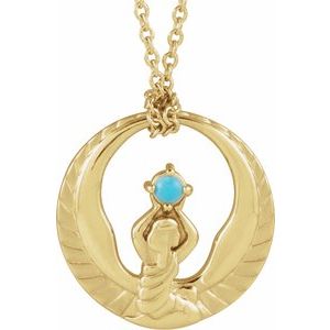Accented Phoenix Pendant