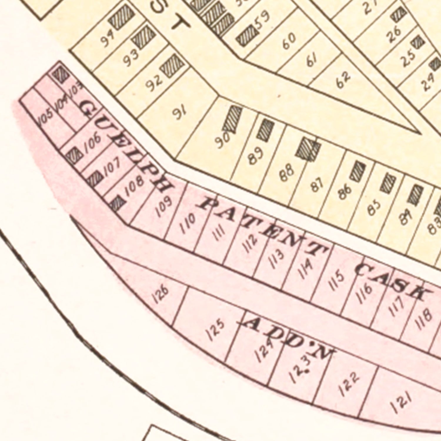 Vintage Map of Honor, Michigan 1901